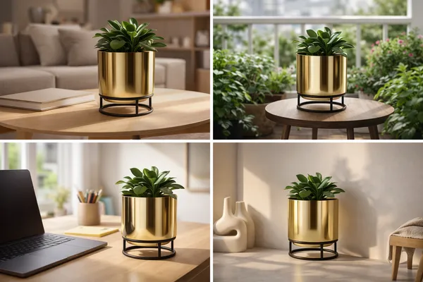 Gold_And_Black_Iron_Petite_Metal_Pots_For_Home_Decor_Mini_Plants,Succulents,Cactus,Return_Gifts,Tabletop_Decor