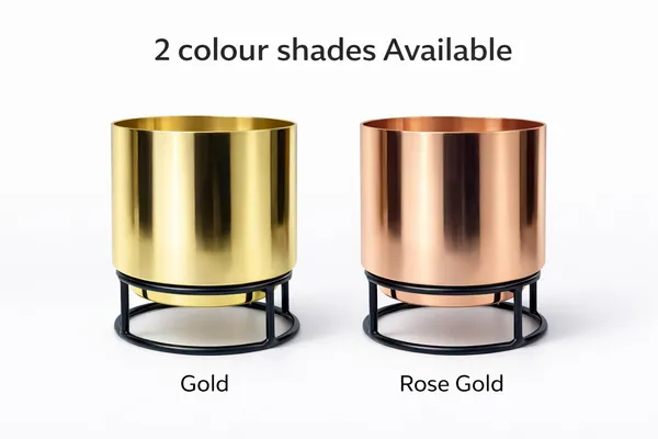 Gold_And_Black_Iron_Petite_Metal_Pots_For_Home_Decor_Mini_Plants,Succulents,Cactus,Return_Gifts,Tabletop_Decor