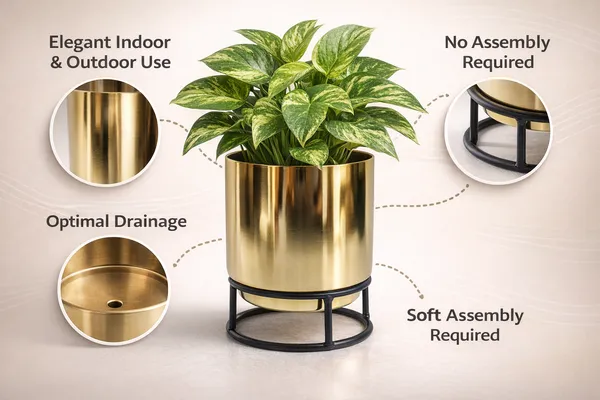 Gold_And_Black_Iron_Petite_Metal_Pots_For_Home_Decor_Mini_Plants,Succulents,Cactus,Return_Gifts,Tabletop_Decor