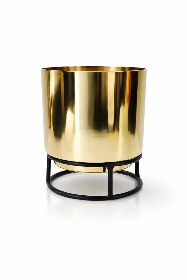 Gold_And_Black_Iron_Petite_Metal_Pots_For_Home_Decor_Mini_Plants,Succulents,Cactus,Return_Gifts,Tabletop_Decor