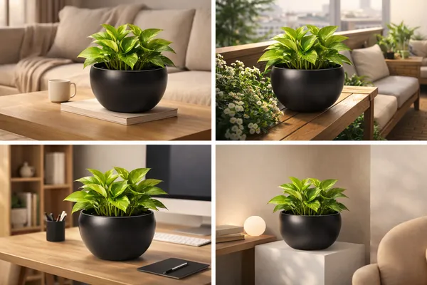 Gold_And_Black_Iron_Seraphine_Pot_With_Stand_Home_Decor_For_Indoor_Plants,Living_Room_Decor,Bedroom_Decor,Corner_Decor_(Pack_Of_2)