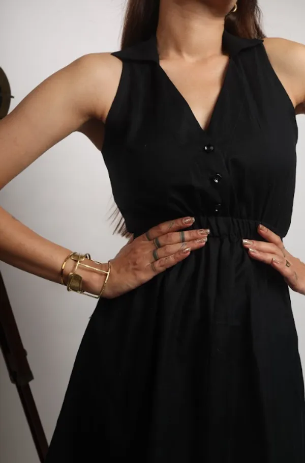Black_Flynn_Pure_Linen_Dress_For_Women
