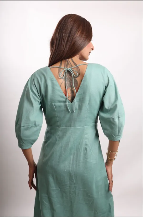 Green_Cove_Pure_Linen_Dress_For_Women