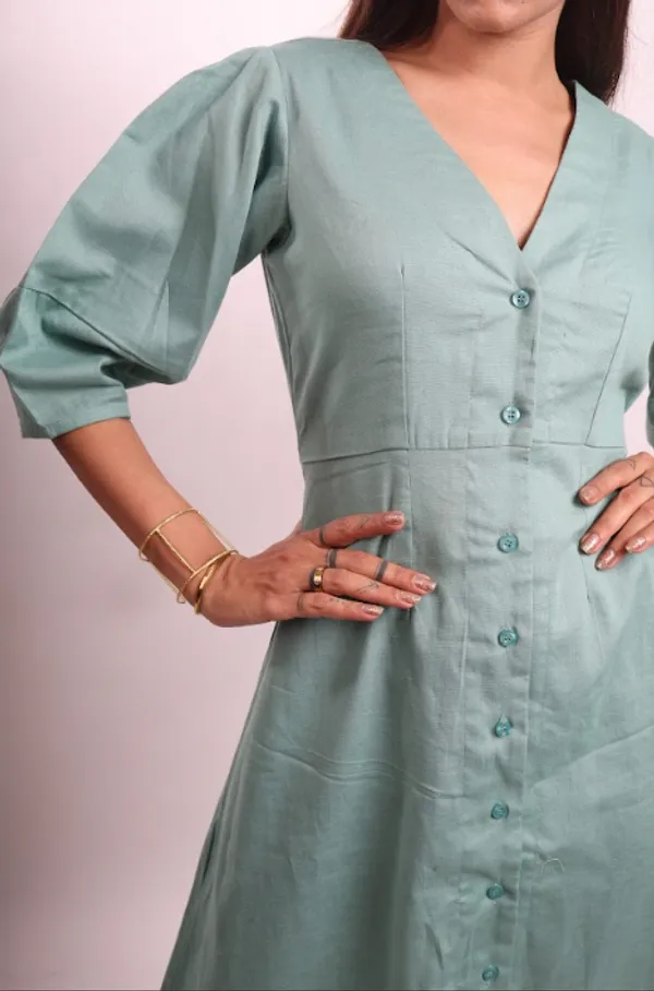 Green_Cove_Pure_Linen_Dress_For_Women
