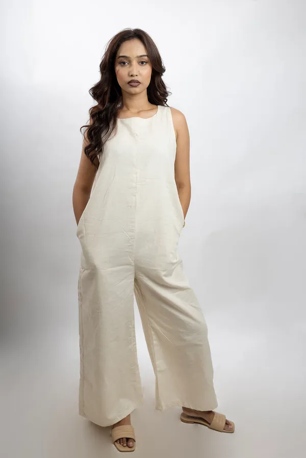 Alma_Off_White_Cotton_Jumpsuit_For_Women