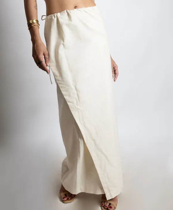 Dusk_Off_White_Cotton_Skirt_For_Women