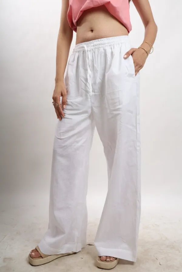White_Siesta_Pure_Linen_Trouser_For_Women