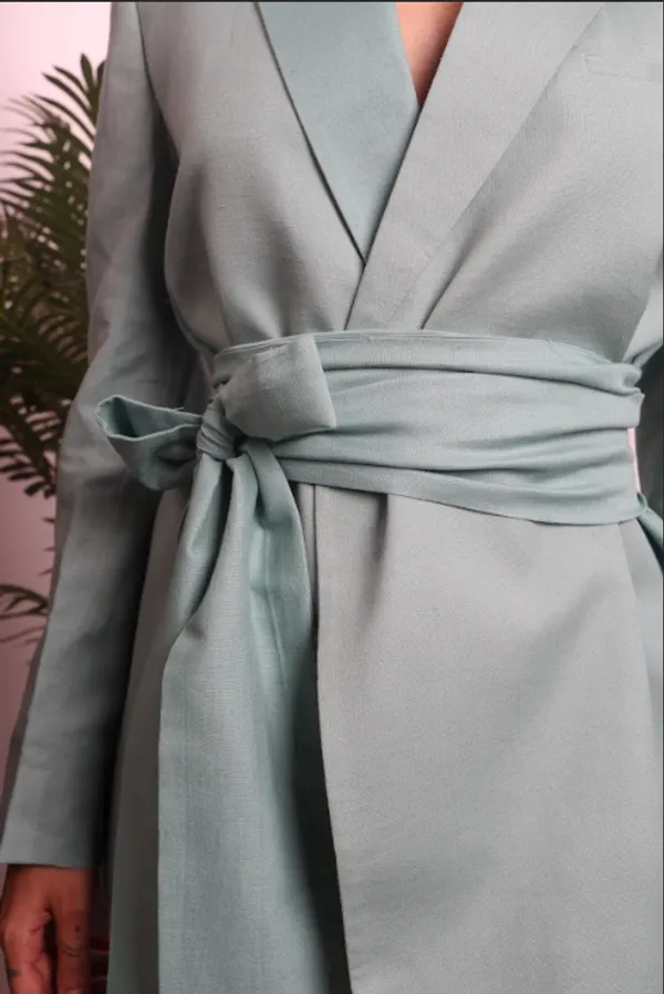 Green_Pause_Pure_Linen_Blazer_For_Women