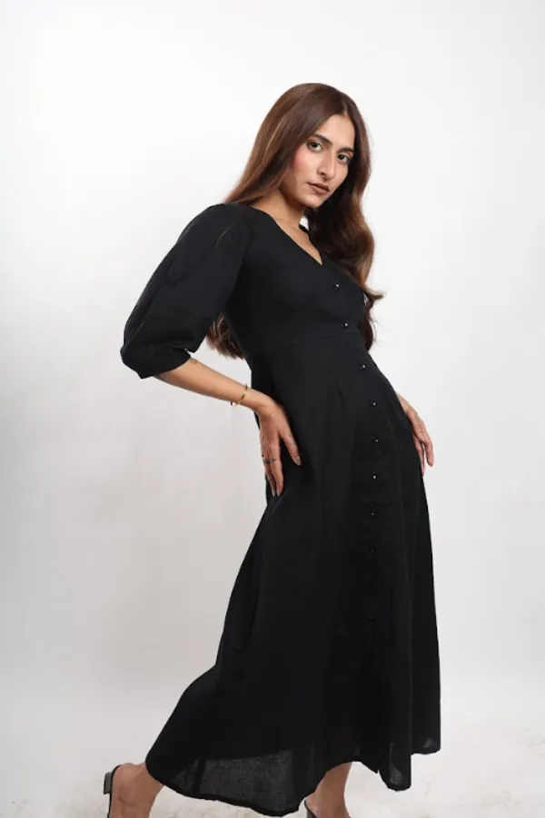 Black_Wren_Pure_Linen_Dress_For_Women