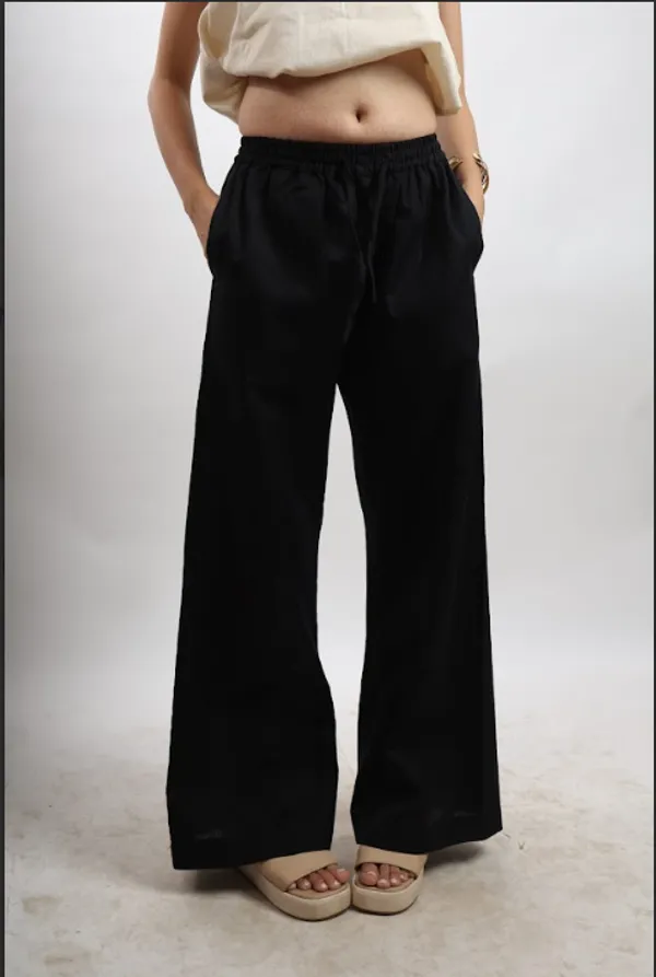 Black_Winter_Pure_Linen_Trouser_For_Women