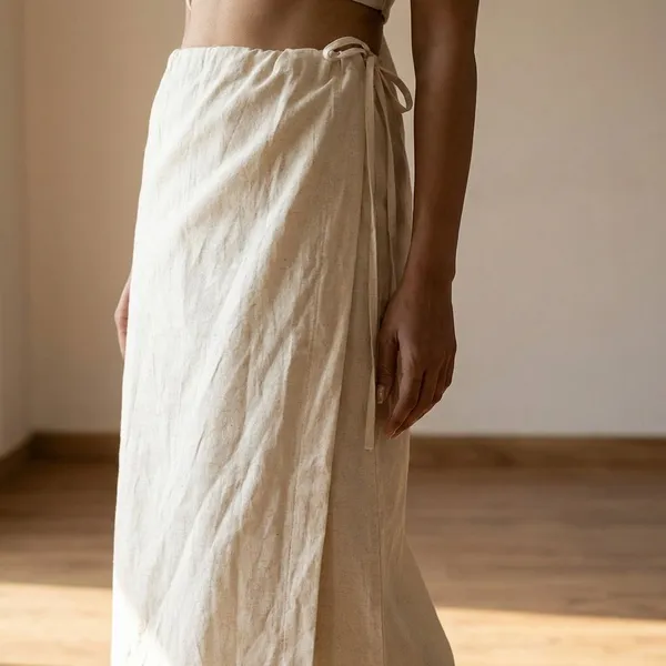 Dusk_Off_White_Cotton_Skirt_For_Women