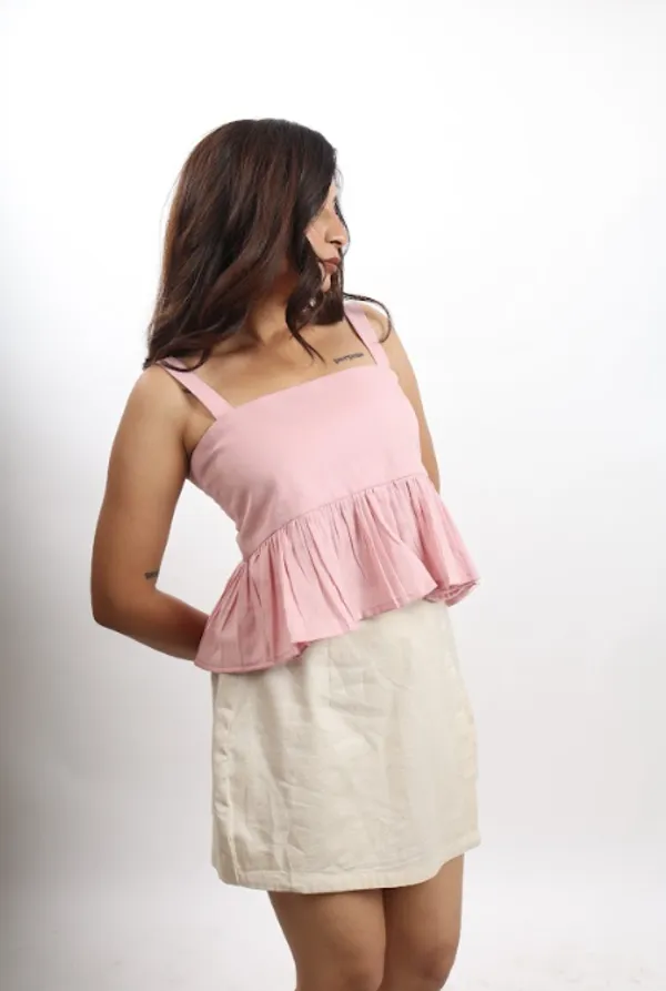 Pink_Dew_Pure_Linen_Top_For_Women