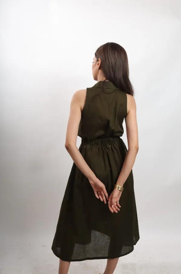 Green_Aster_Pure_Linen_Dress_For_Women
