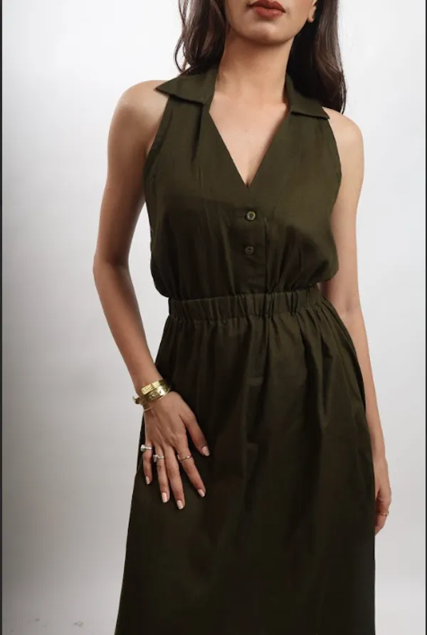Green_Aster_Pure_Linen_Dress_For_Women