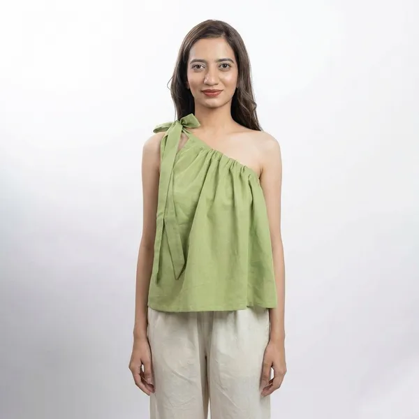 Sage_Apple_Green_Cotton_Tops_For_Women
