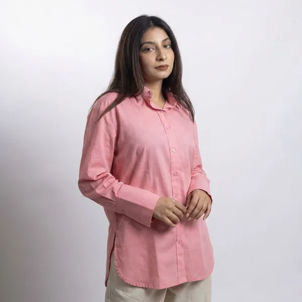 Sol_Peach_Pearl_Cotton_Shirts_For_Women
