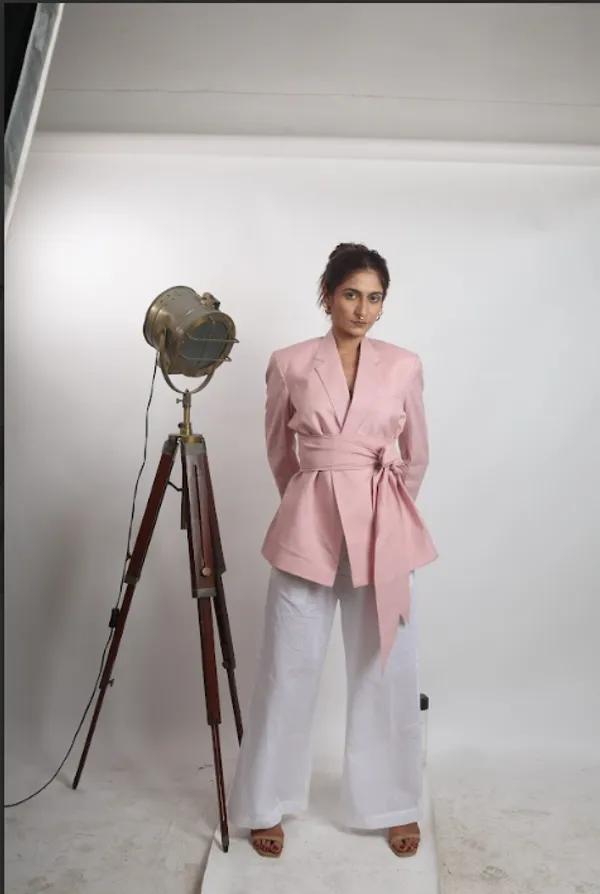 Pink_Whim_Pure_Linen_Blazer_For_Women