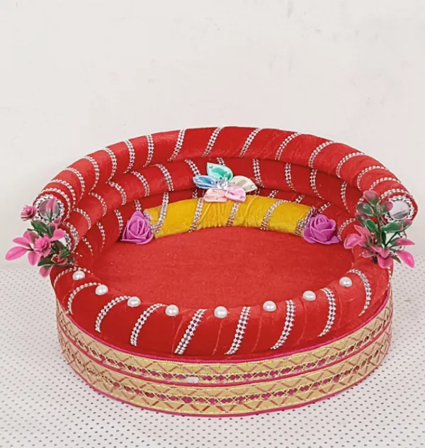Handcrafted_Decorative_Ring_Cushion_RING_SINGHASAN_For_Pooja_Decoration