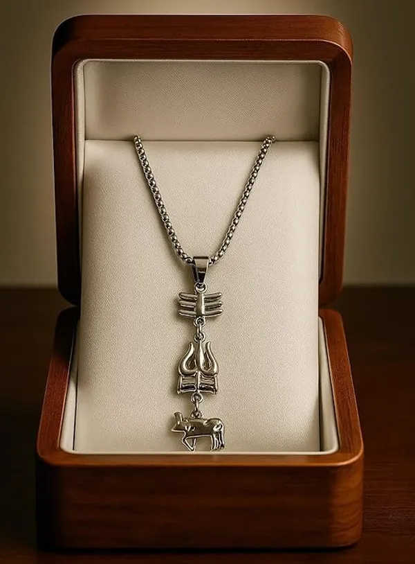 Shiva_Silver_Metal_Necklace_For_Men_And_Women