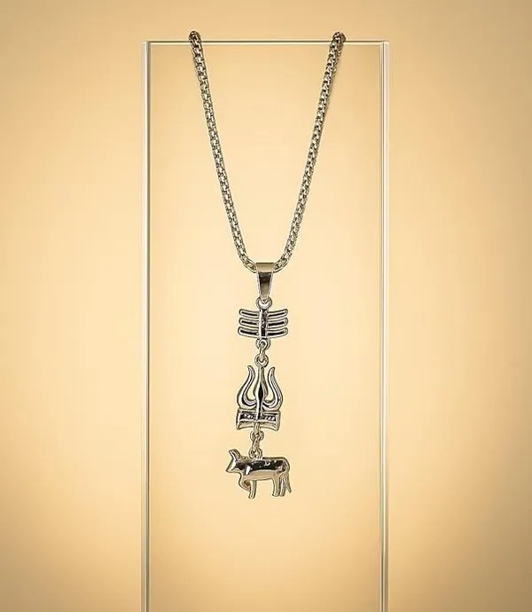 Shiva_Silver_Metal_Necklace_For_Men_And_Women