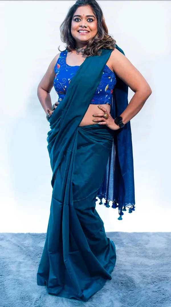Blouse_Cotton_Padded_Sleeveless_Kantha_Hand_Embroidered