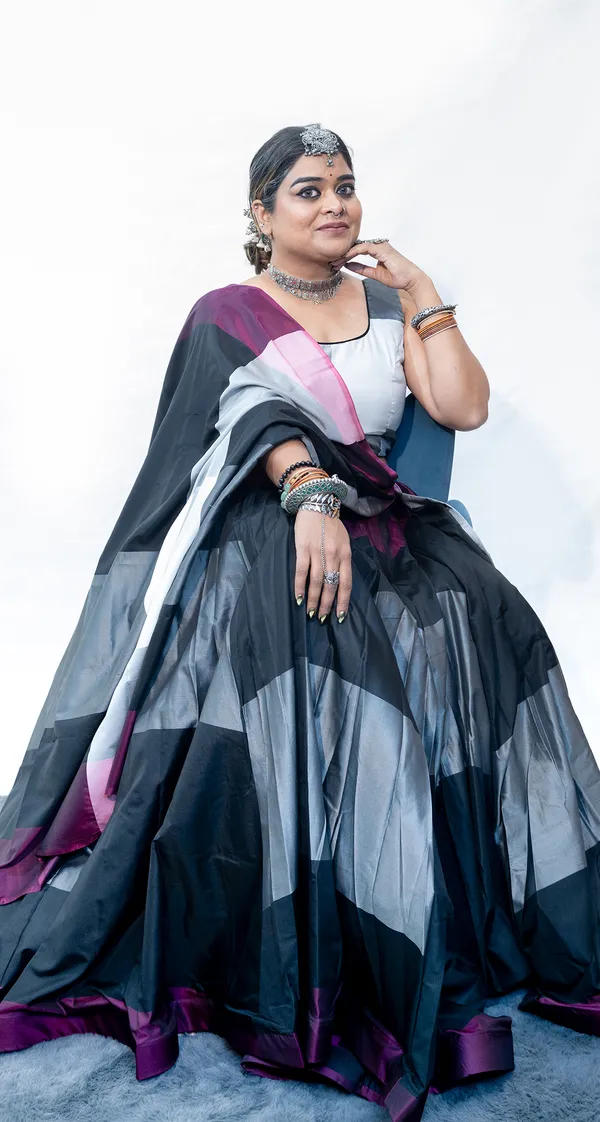Lehenga_Multicolor_Black