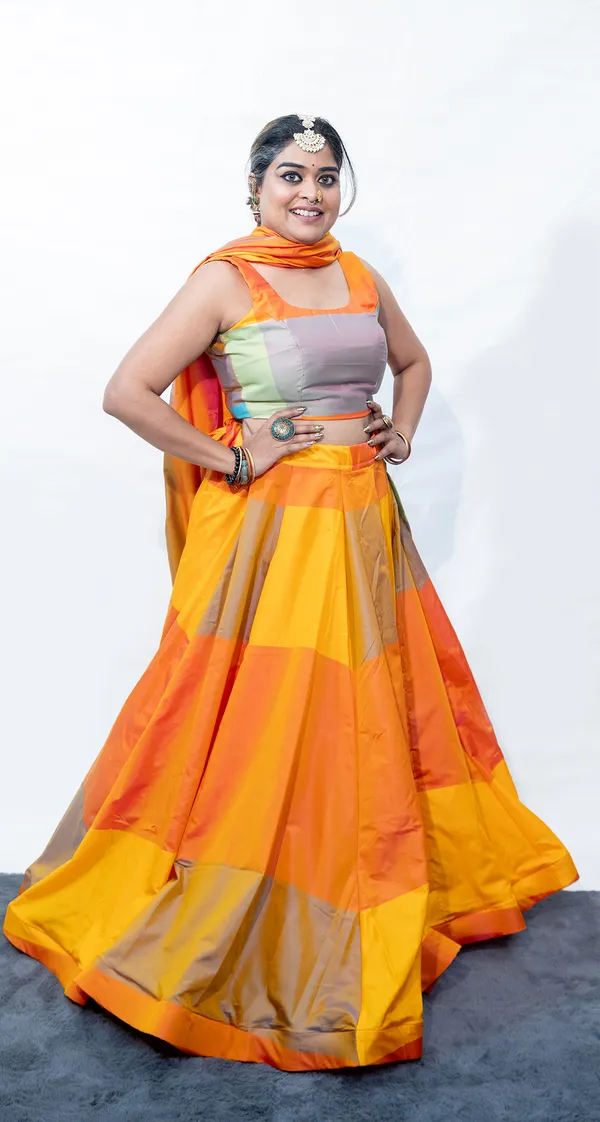 Lehenga_Multicolor_Yellow