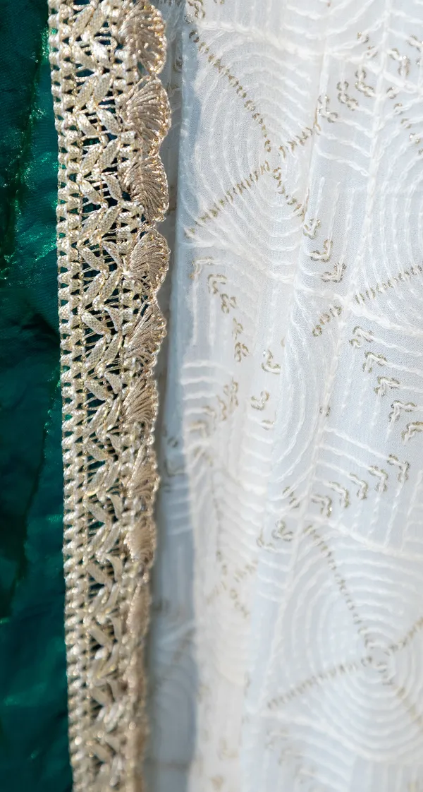 Lehenga_Chikankari_White_And_Bottle_Green