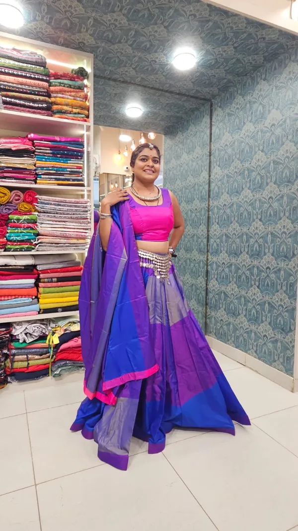 Lehenga_Multicolor_Purple