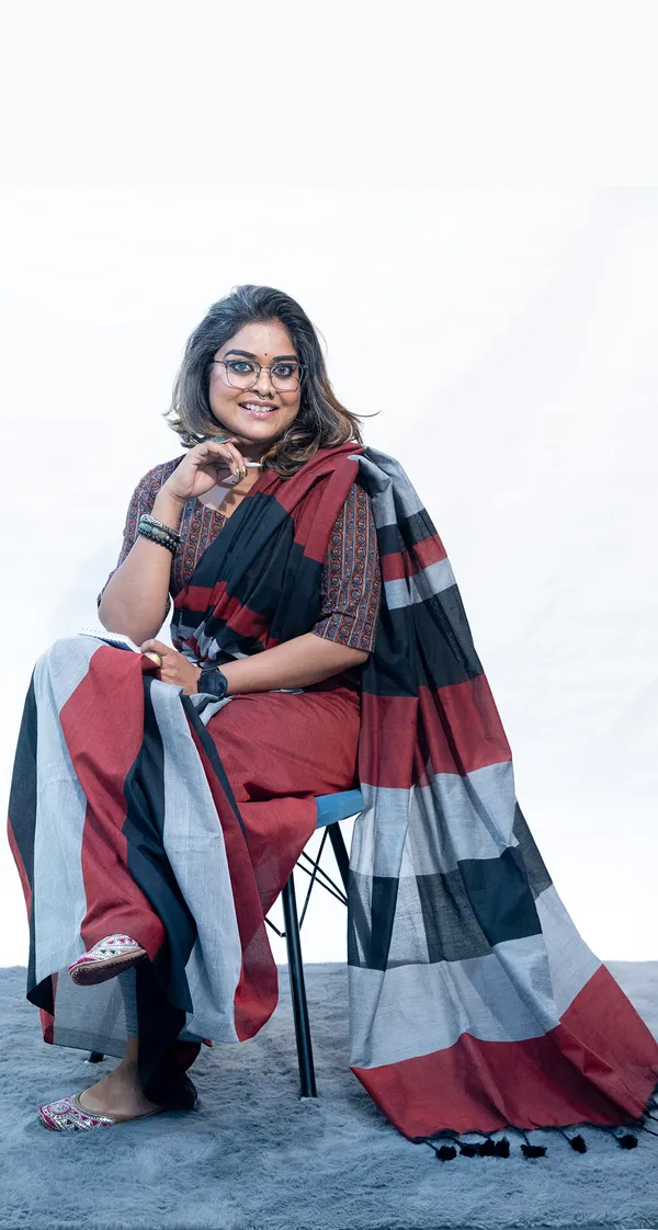 Khadi_Cotton_Mc_Stripes_Maroon_Grey_Black