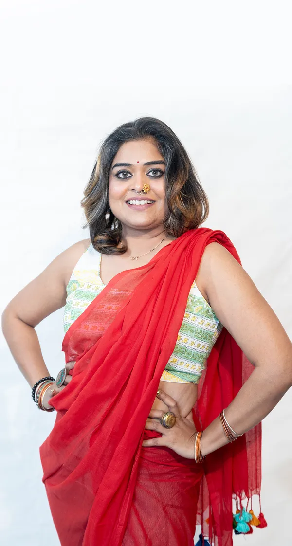 Saree_Mul_Cotton_Red
