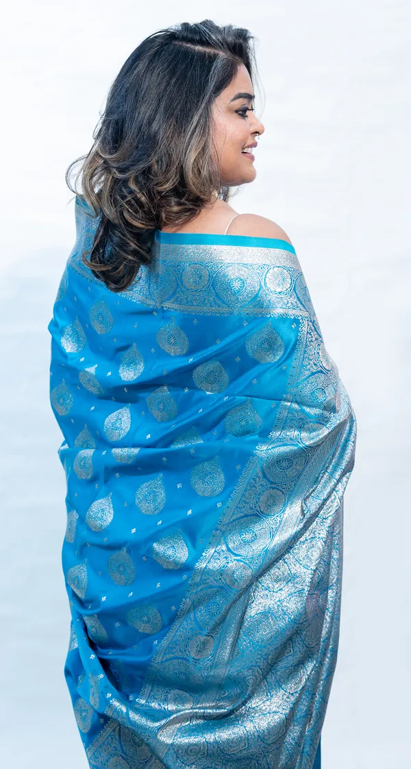 Saree_Banarasi_Single_Color_Light_Blue