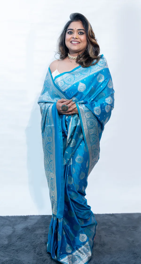 Saree_Banarasi_Single_Color_Light_Blue
