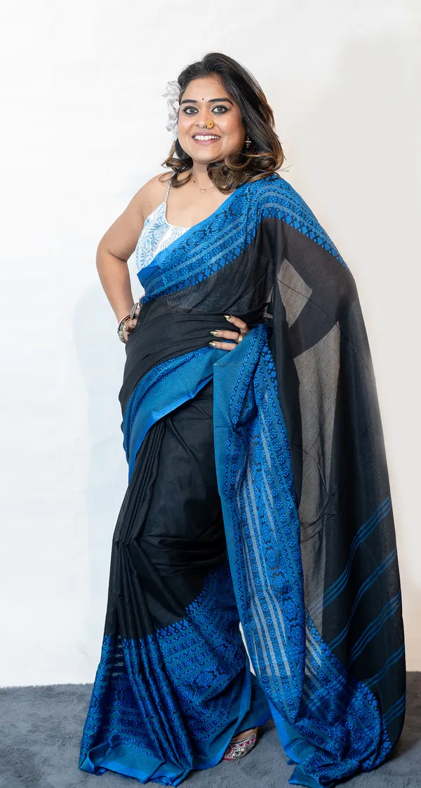 Begumpuri_Blue_And_Black