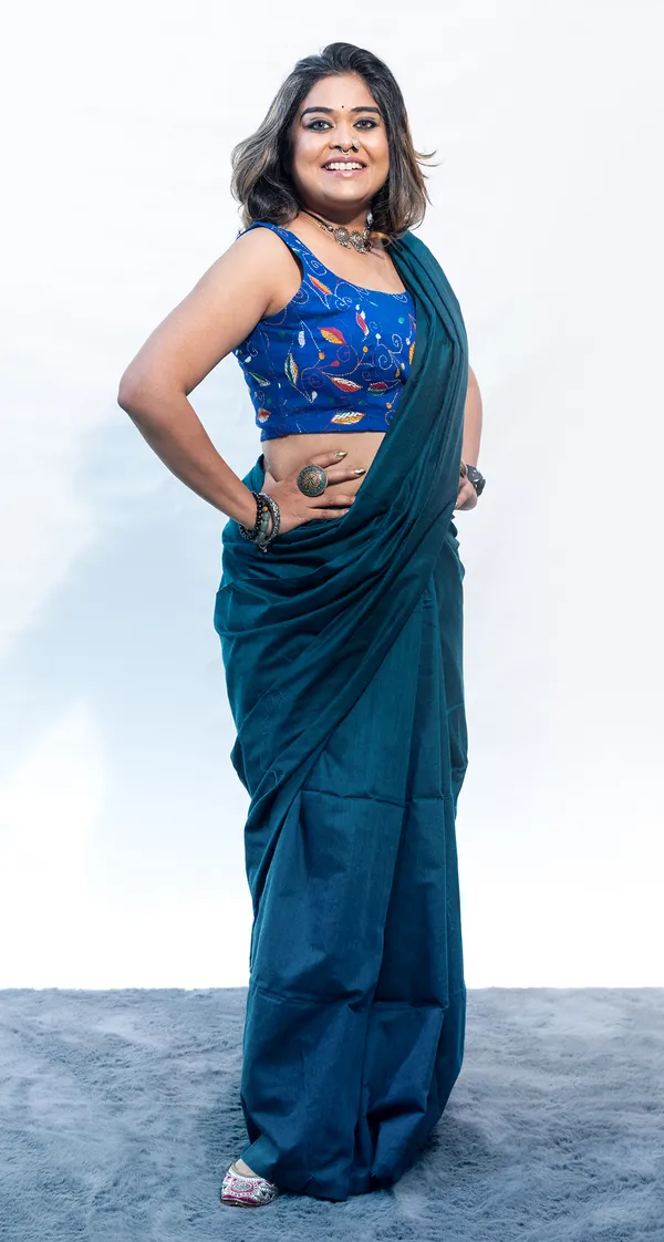 Khadi_Cotton_Contrast_Palla_Rama_Green_And_Navy_Blue