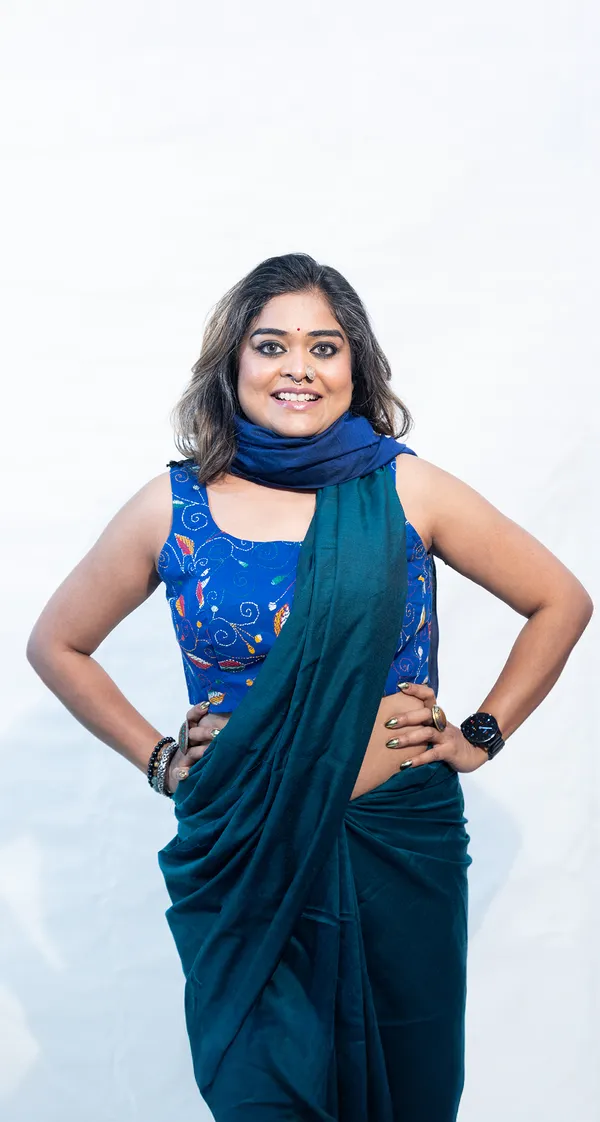 Khadi_Cotton_Contrast_Palla_Rama_Green_And_Navy_Blue