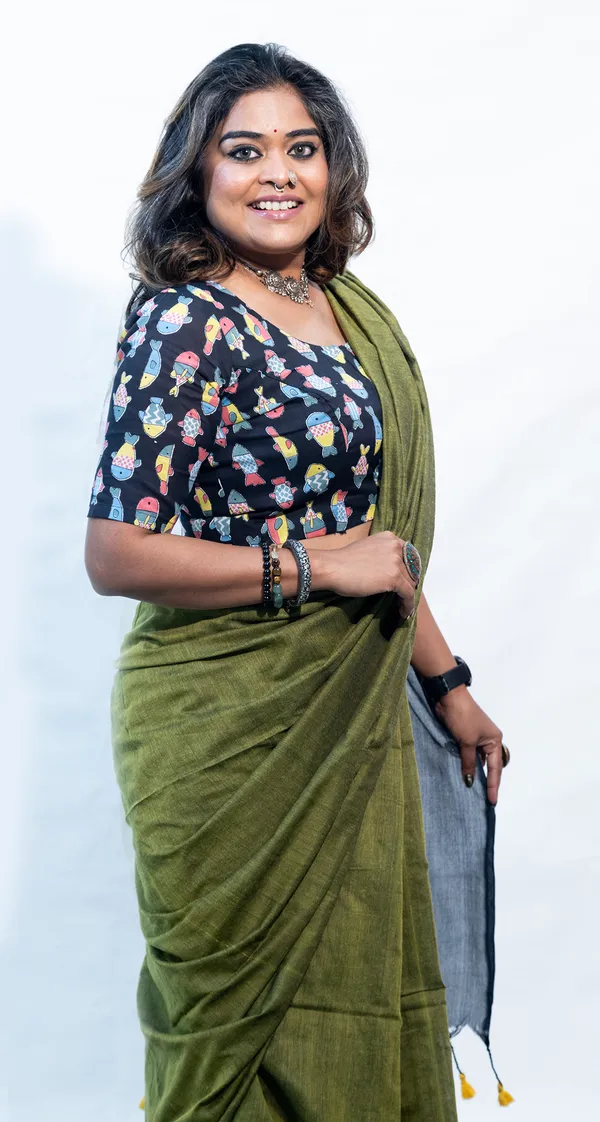 Khadi_Cotton_Contrast_Palla_Light_Green_And_Grey