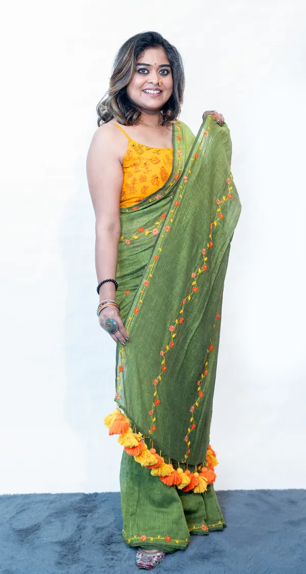 Saree_Khadi_Cotton_Hand_Embroidery