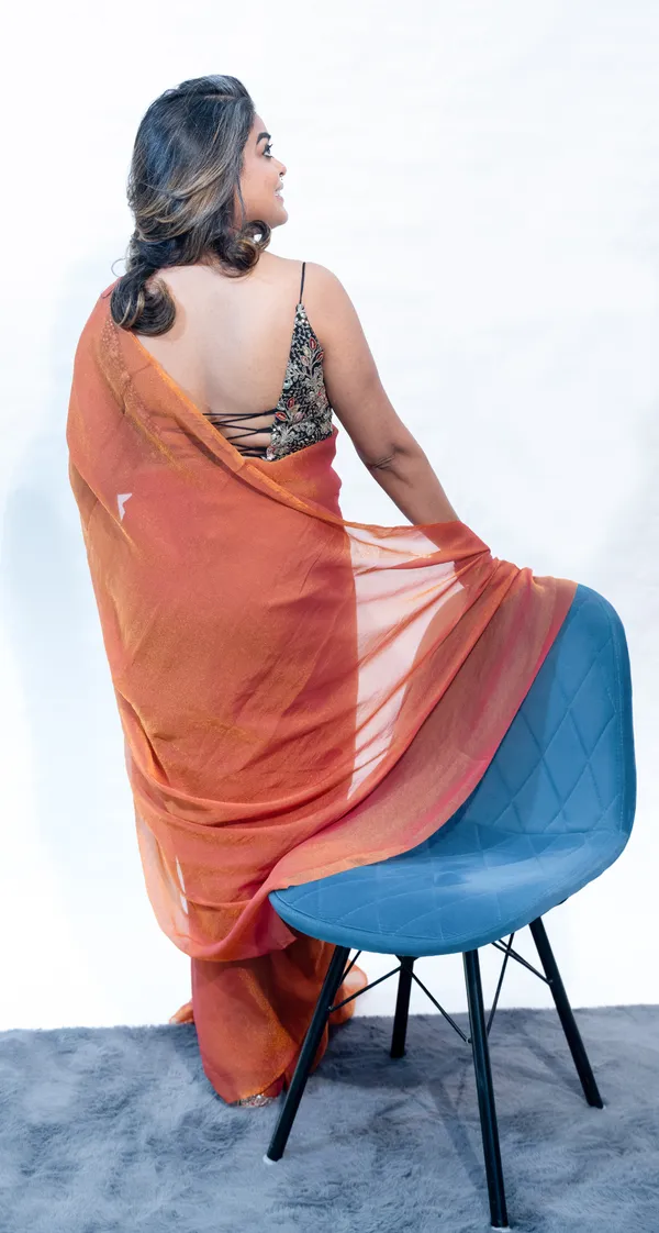 Saree_Tissue_Shimmer_Flowy_Orange