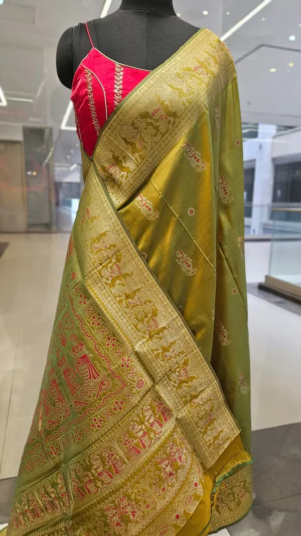 Banarasi_Figure_Motifs_Light_Olive_Green