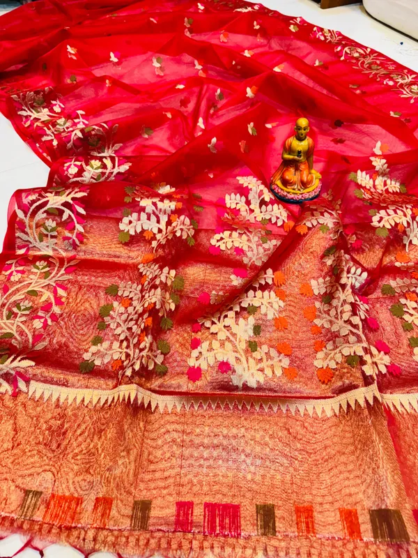 Jamdani_Meenakari_Zari_Red