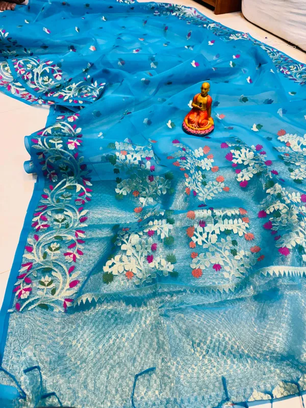 Jamdani_Meenakari_Zari_Blue