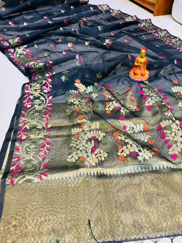 Jamdani_Meenakari_Zari_Black