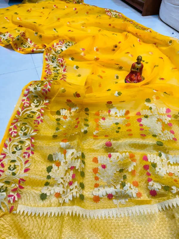 Jamdani_Meenakari_Zari_Yellow