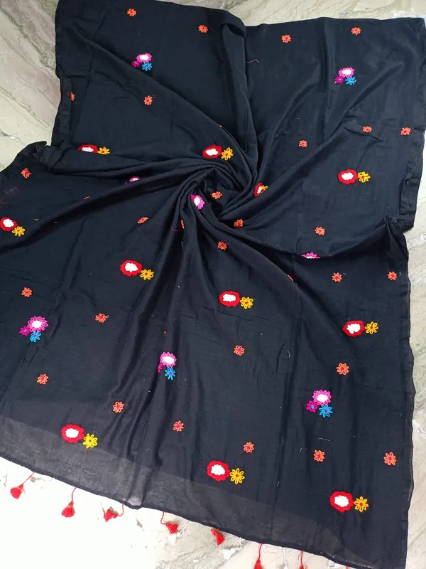 Khadi_Cotton_Hand_Embroidery_Black