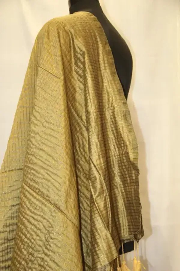 Khadi_Cotton_Zari_Stripes_Golden