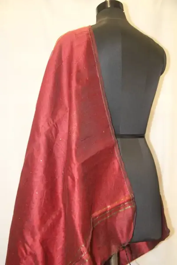 Cotton_Silk_With_Sequence_Maroon