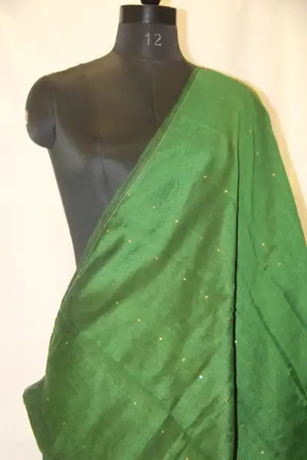 Cotton_Silk_With_Sequence_Dark_Green