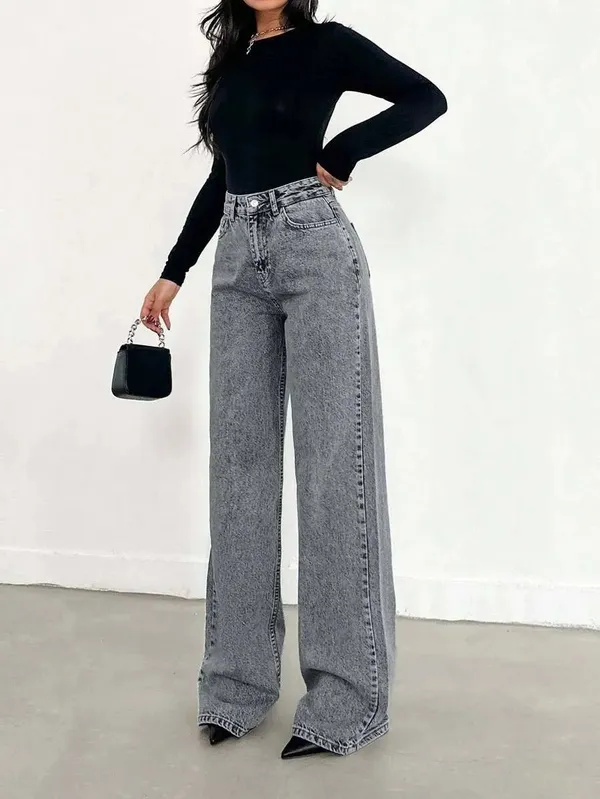 Grey_Washed_Wide_Leg_Denim_Jeans_For_Women