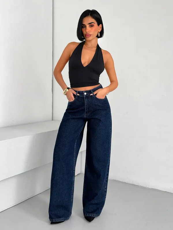 Navy_Blue_Wide_Leg_Denim_Jeans_For_Women